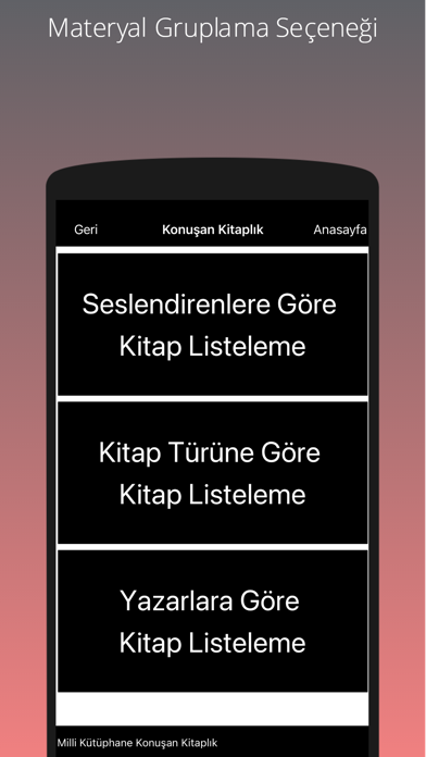 Konuşan Kitaplık Screenshot