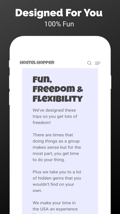 Hostel Hopper USA Tours Screenshot