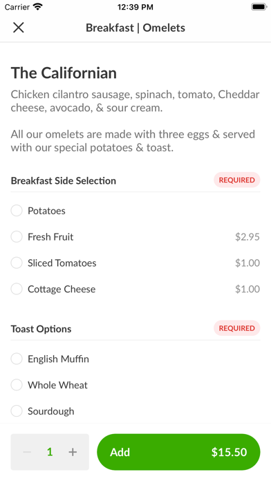 Marston's Restaurant Screenshot