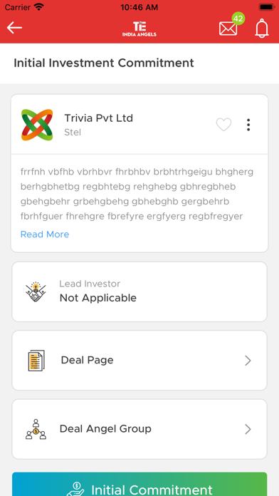 TiE India Angels Screenshot