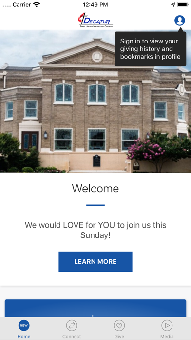 FUMC Decatur Screenshot
