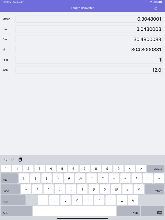 Screenshot #4 pour Length Converter