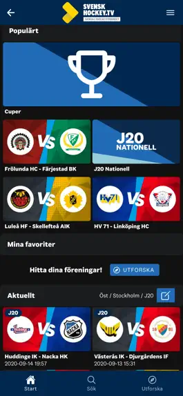 Game screenshot Svenskhockey.tv mod apk