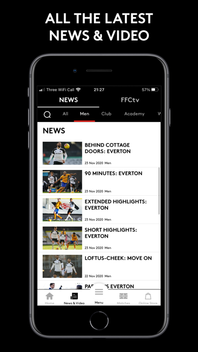 Official Fulham FC App screenshot 2