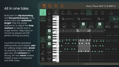 Screenshot #2 pour Atom | Piano Roll 2