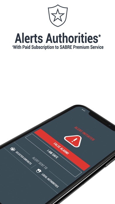 SABRE Personal Safety Screenshot