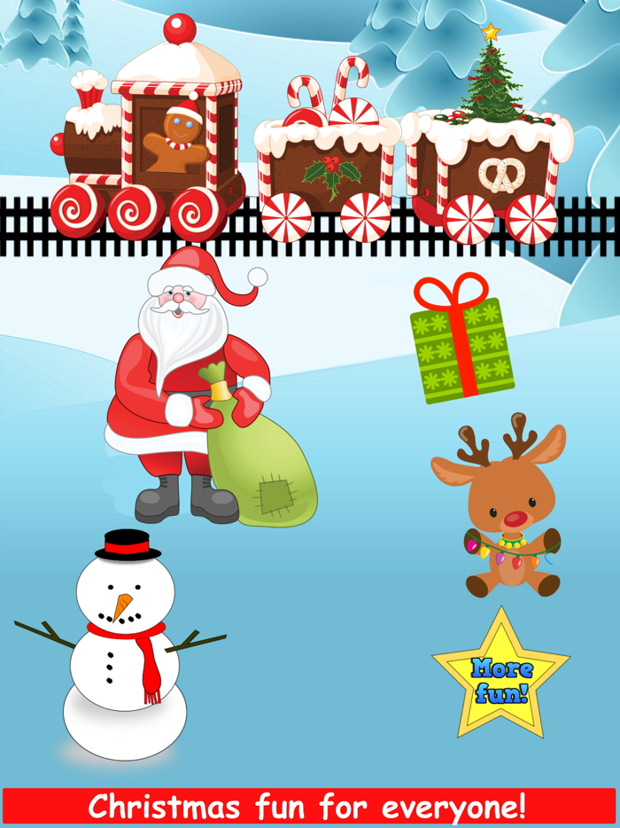 Christmas Train Snowman Games