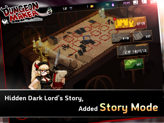 Dungeon Maker : Dark Lord iPad app afbeelding 5