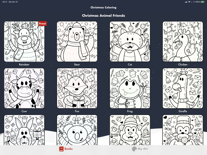 Coloring Christmas Book