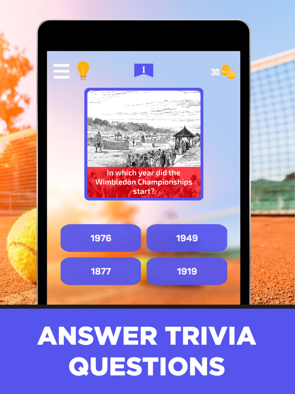Screenshot #5 pour Tennis Quiz - Sports Trivia