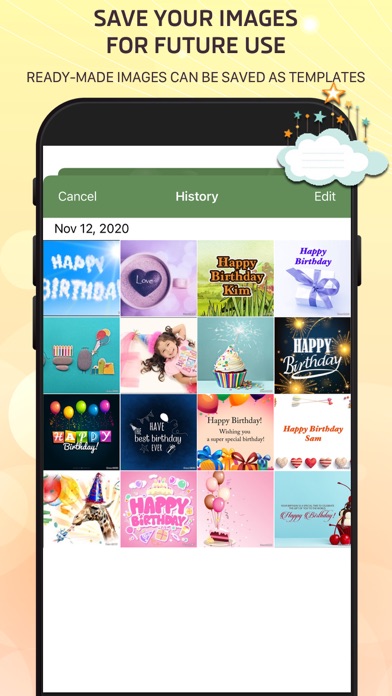 Happy BirthDay Cards Maker Screenshot