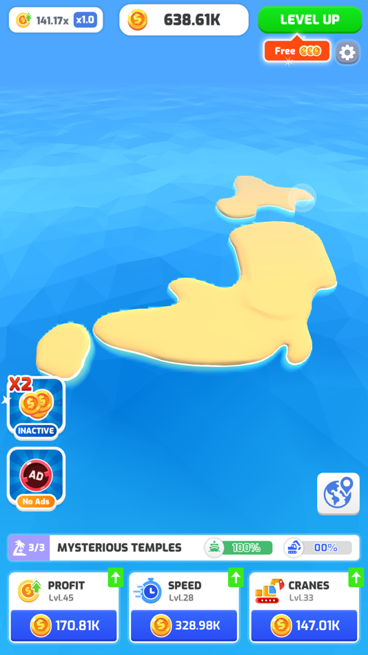 #4. Idle Island Inc (iOS) 由: Green Panda Games