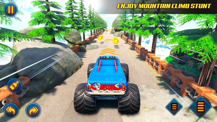 爬山3D汽车特技