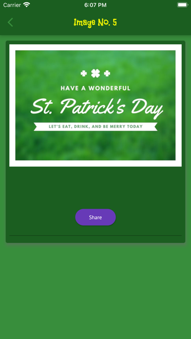 St. Patrick's Day Images Cards Screenshot