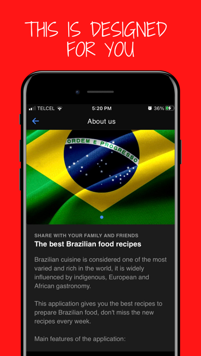 Brazilian Food Recipes Screenshot