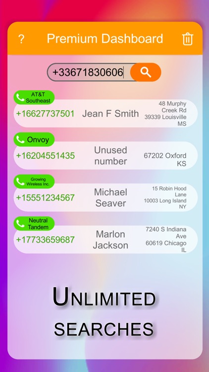 Caller ID?