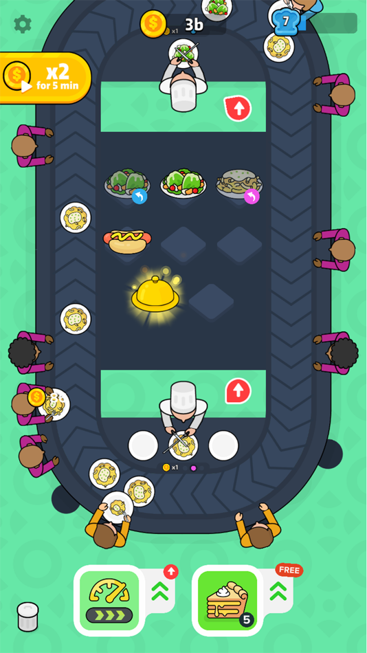 #1. Merge Food Tycoon! (iOS) 由: Gangame Srl