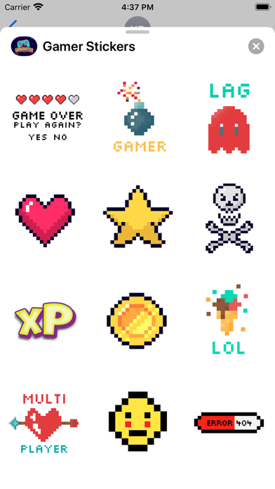 Gamer OP Stickers Screenshot