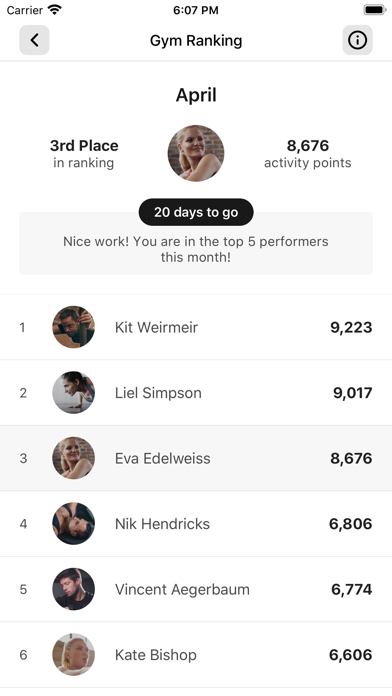 FITNESSBOX Screenshot