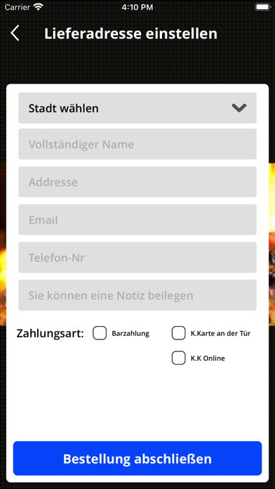 Pizza Picante Wädenswil Screenshot
