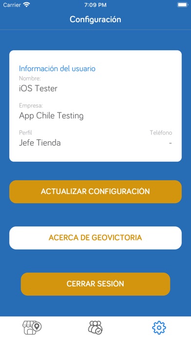 GeoVictoria Supervisor Screenshot