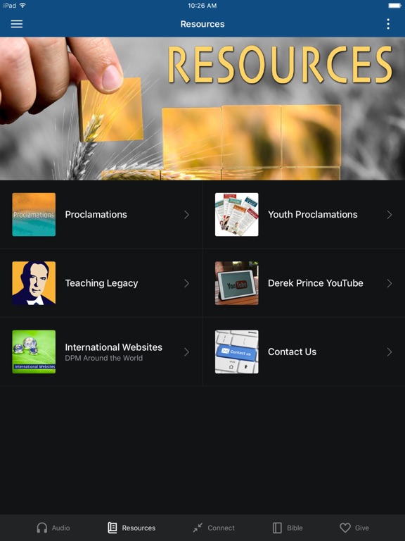 Derek Prince Ministries iPad screenshot 2 - Lifestyle app