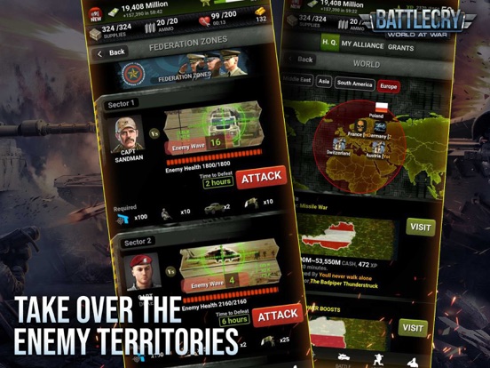 BattleCry: World War Game iPad app afbeelding 5
