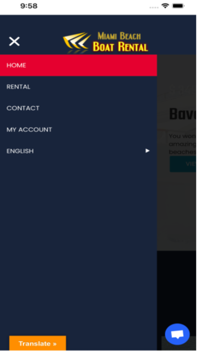 Miami Boat Rental Screenshot