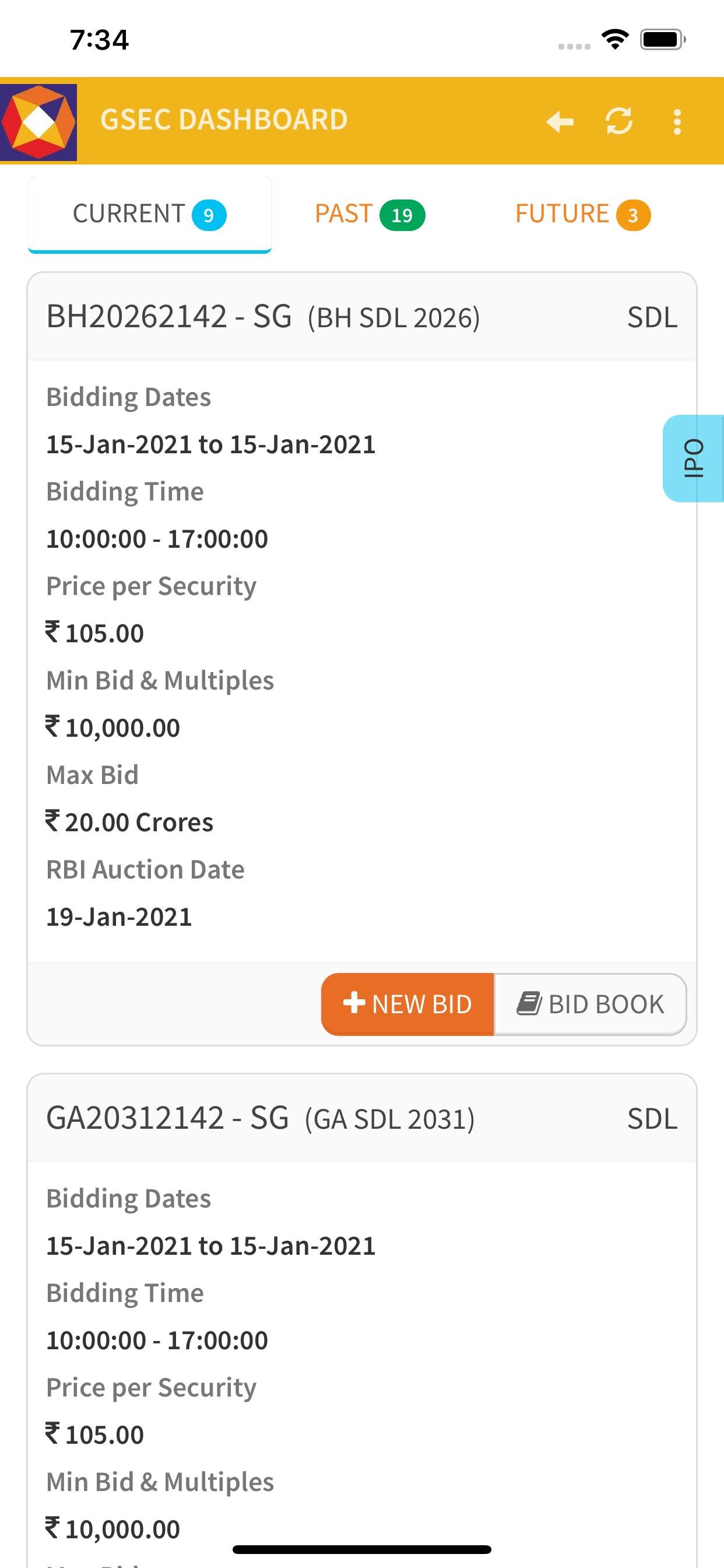 NSE goBID