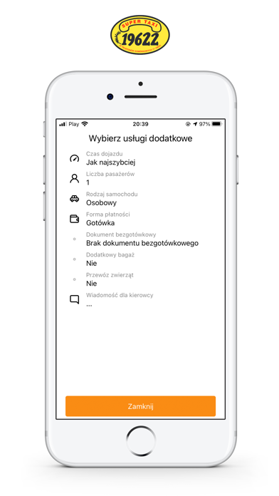 Super Taxi Rzeszów Screenshot