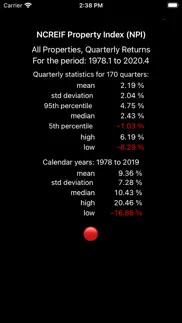 ncreif property index iphone screenshot 3