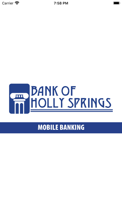 Bank of Holly Springs Mobility Screenshot