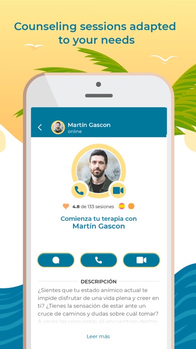 Psonríe - Psicólogos online Screenshot