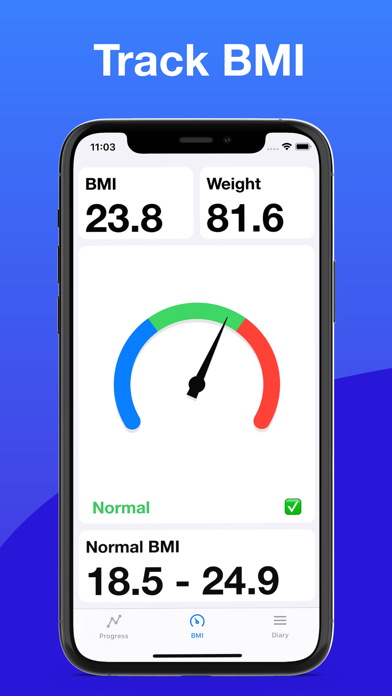 Weight tracker - health diary Screenshot