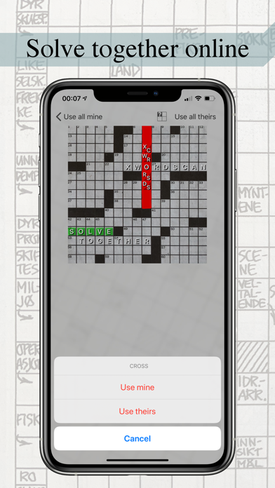 Team Crossword Scanner Screenshot