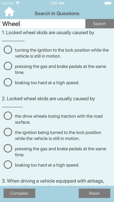 DMV Permit : Practice Test Screenshot