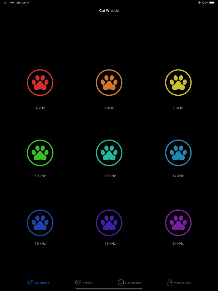 Cat Whistle and Training