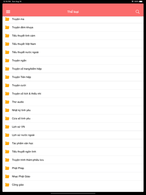 Screenshot #6 pour Truyện Việt Audiobook