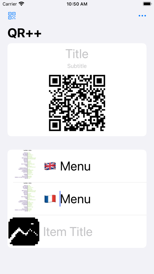 #1. QR++ (iOS) Podle: Emidio Cunha