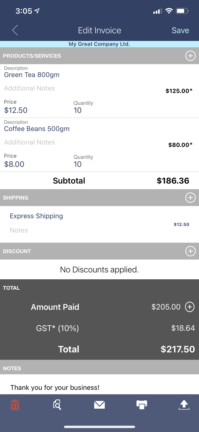 Invoice Professional 3