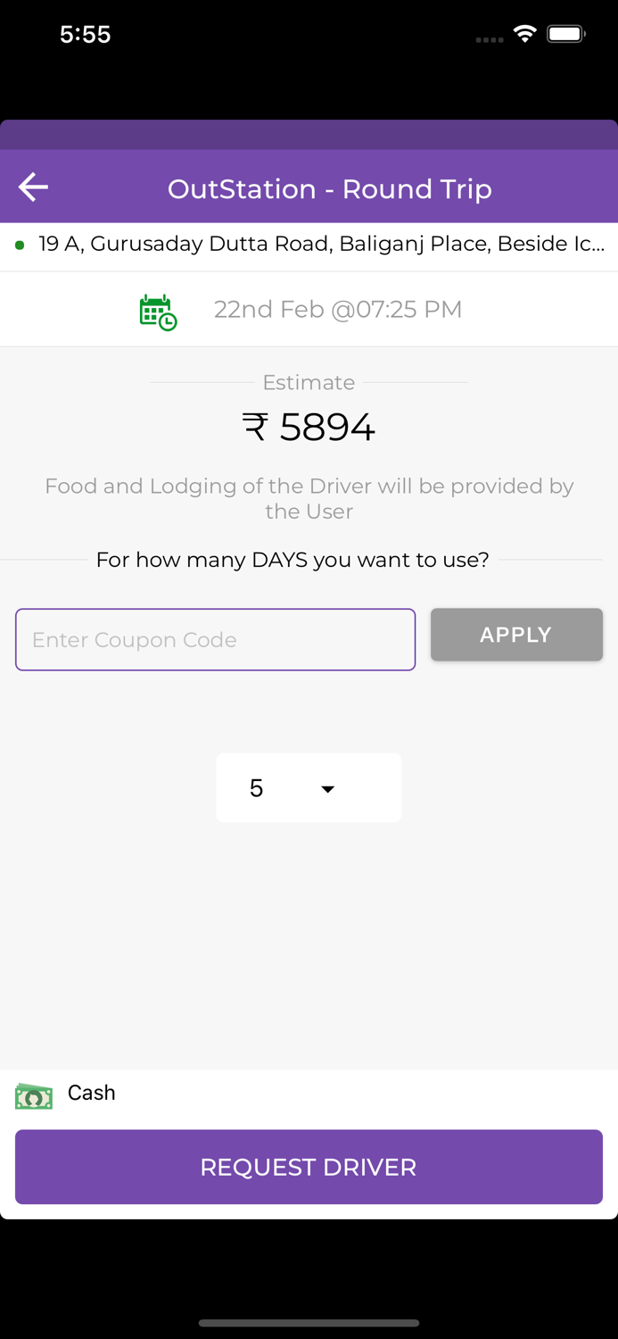 DriverShaab-Driver booking App