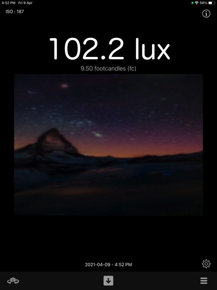 Light Meter - Brightness Calc