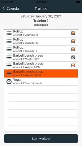 Game screenshot Workout Planner New hack