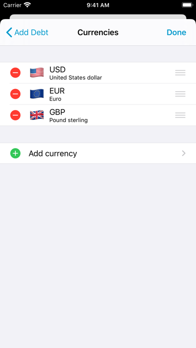 DebtBook Screenshot