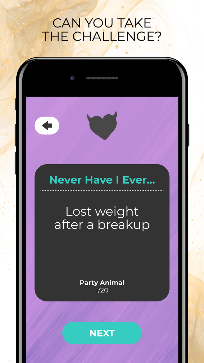 Never Have I Ever Challenge