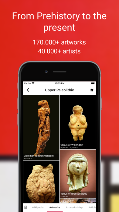 History of Art App Screenshot