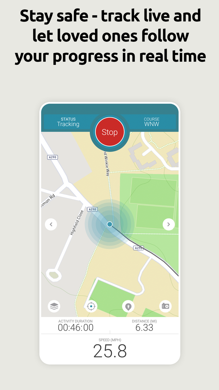 Map My Tracks cycling tracker