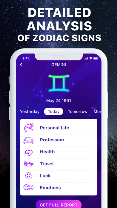 Screenshot #3 pour Horoscope Widget + Astrology