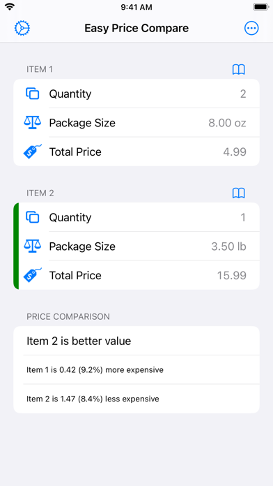 Easy Price Compare Screenshot