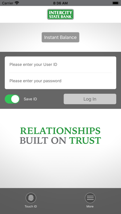 Intercity State Bank Mobile Screenshot